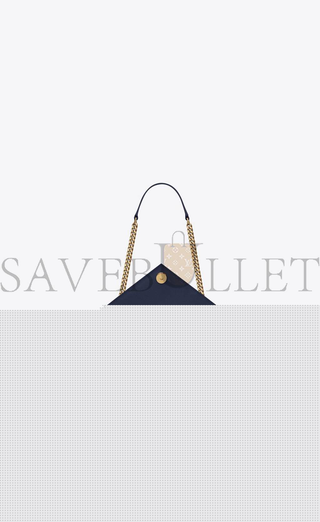 YSL ENVELOPE MEDIUM CHAIN BAG IN MIX MATELASSÉ GRAIN DE POUDRE EMBOSSED LEATHER 600185BOW914147 (24*17.5*6cm)