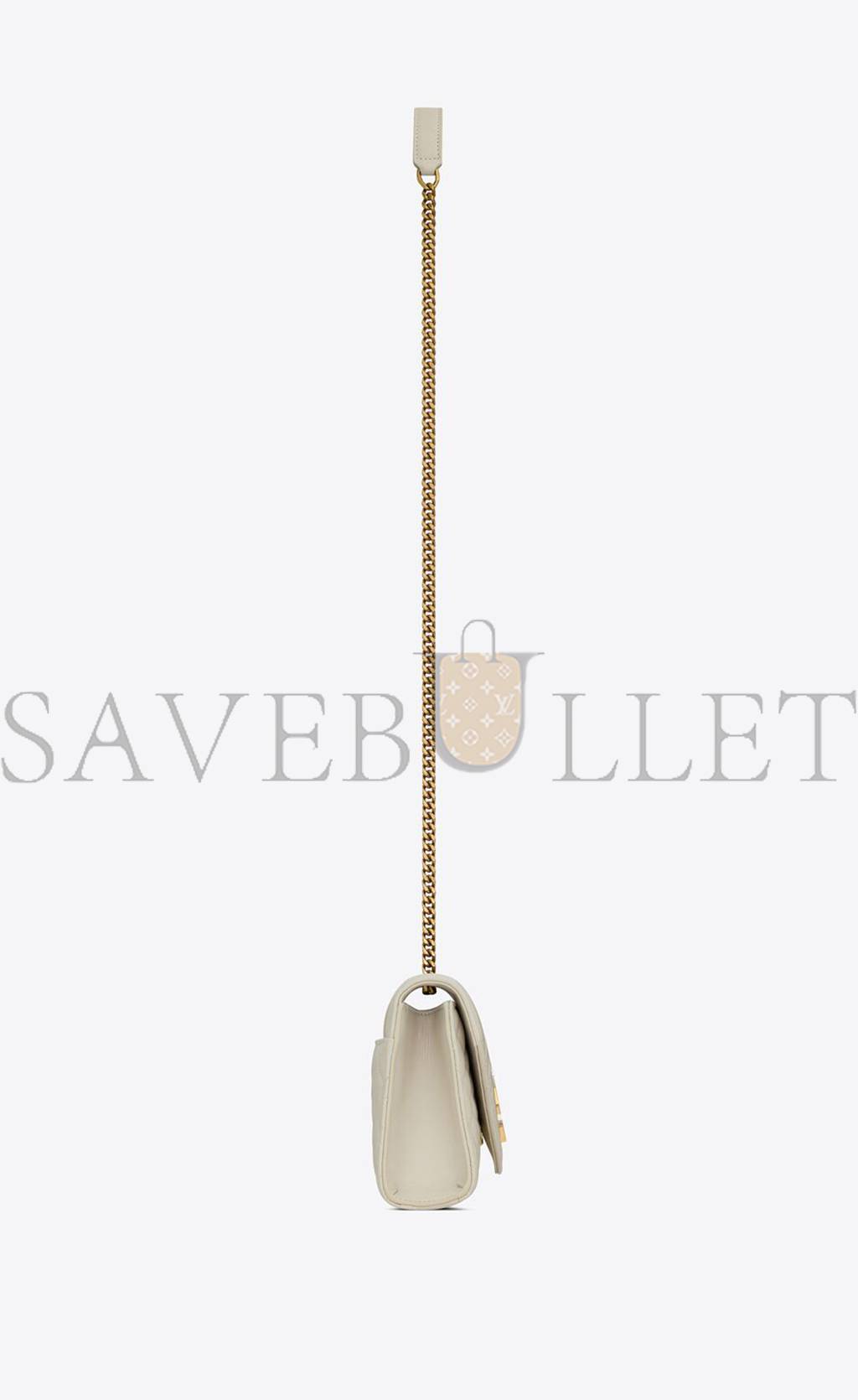 YSL SMALL ENVELOPE IN MIX MATELASSÉ LEATHER 600195AABZO9290 (21*13*6cm)