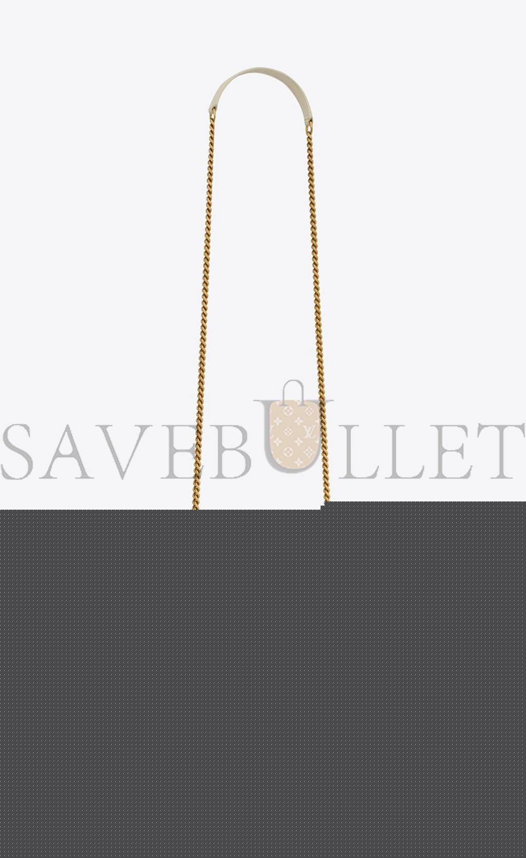 YSL SMALL ENVELOPE IN MIX MATELASSÉ LEATHER 600195AABZO9290 (21*13*6cm)