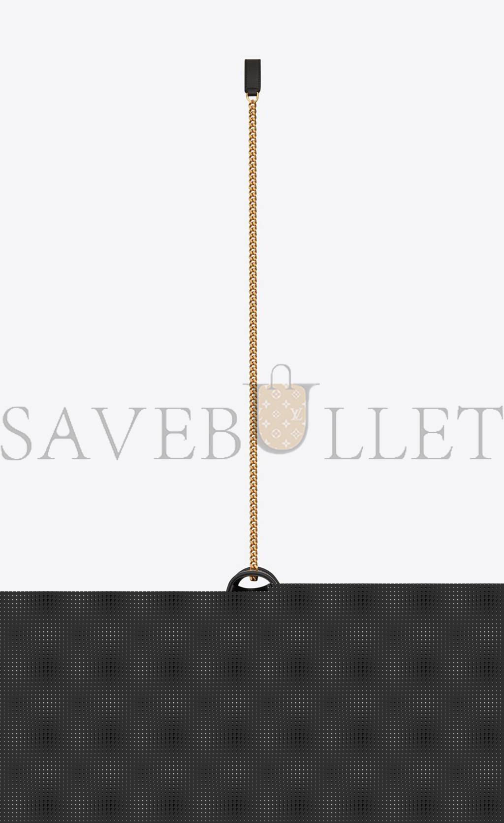 YSL ENVELOPE SMALL BAG IN MIX MATELASSÉ GRAIN DE POUDRE EMBOSSED LEAT 600195BOW911000 (21*13*6cm)