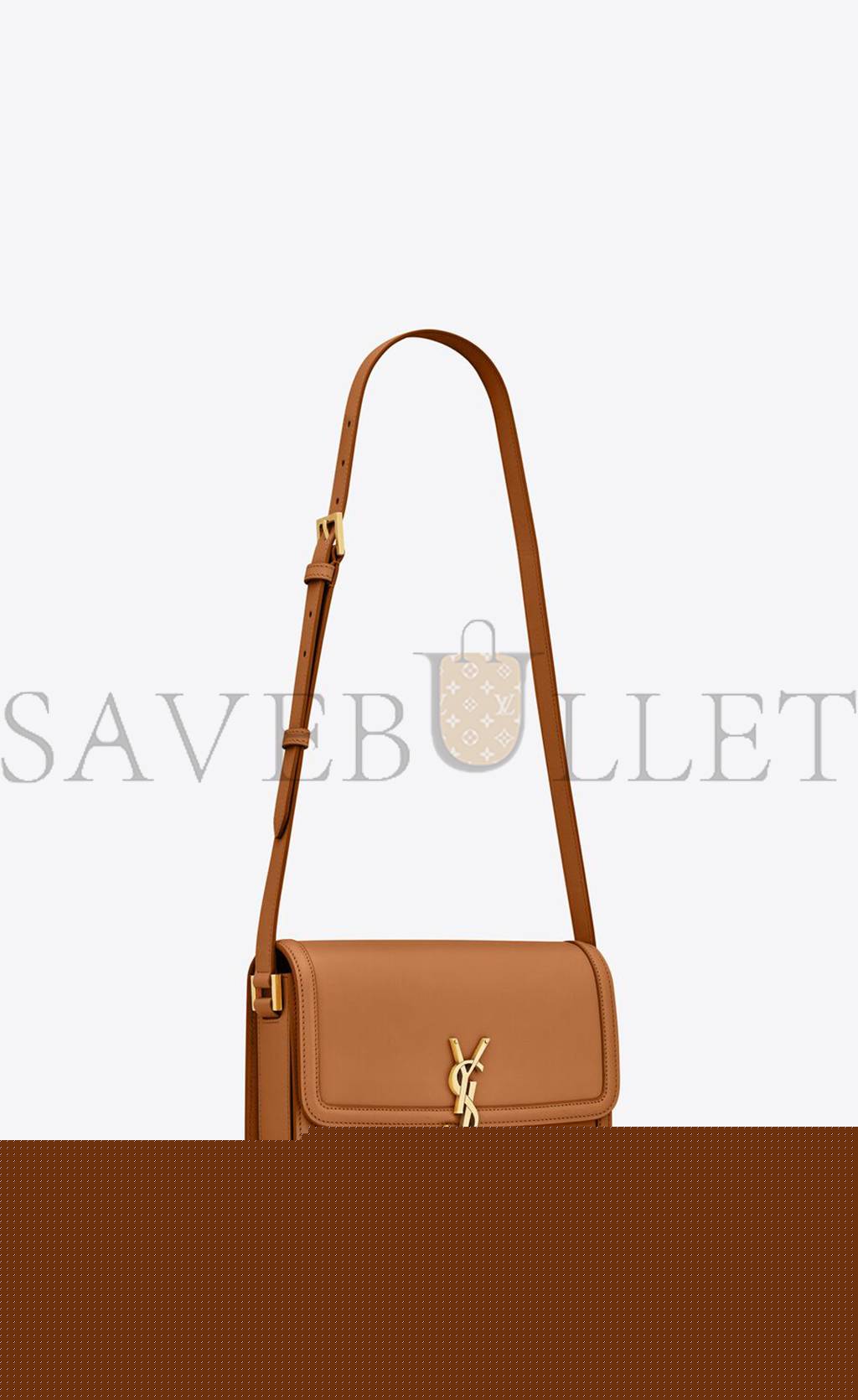 YSL SOLFERINO MEDIUM SATCHEL IN BOX SAINT LAURENT LEATHER 6343050SX0W7724 (23*16*6cm)