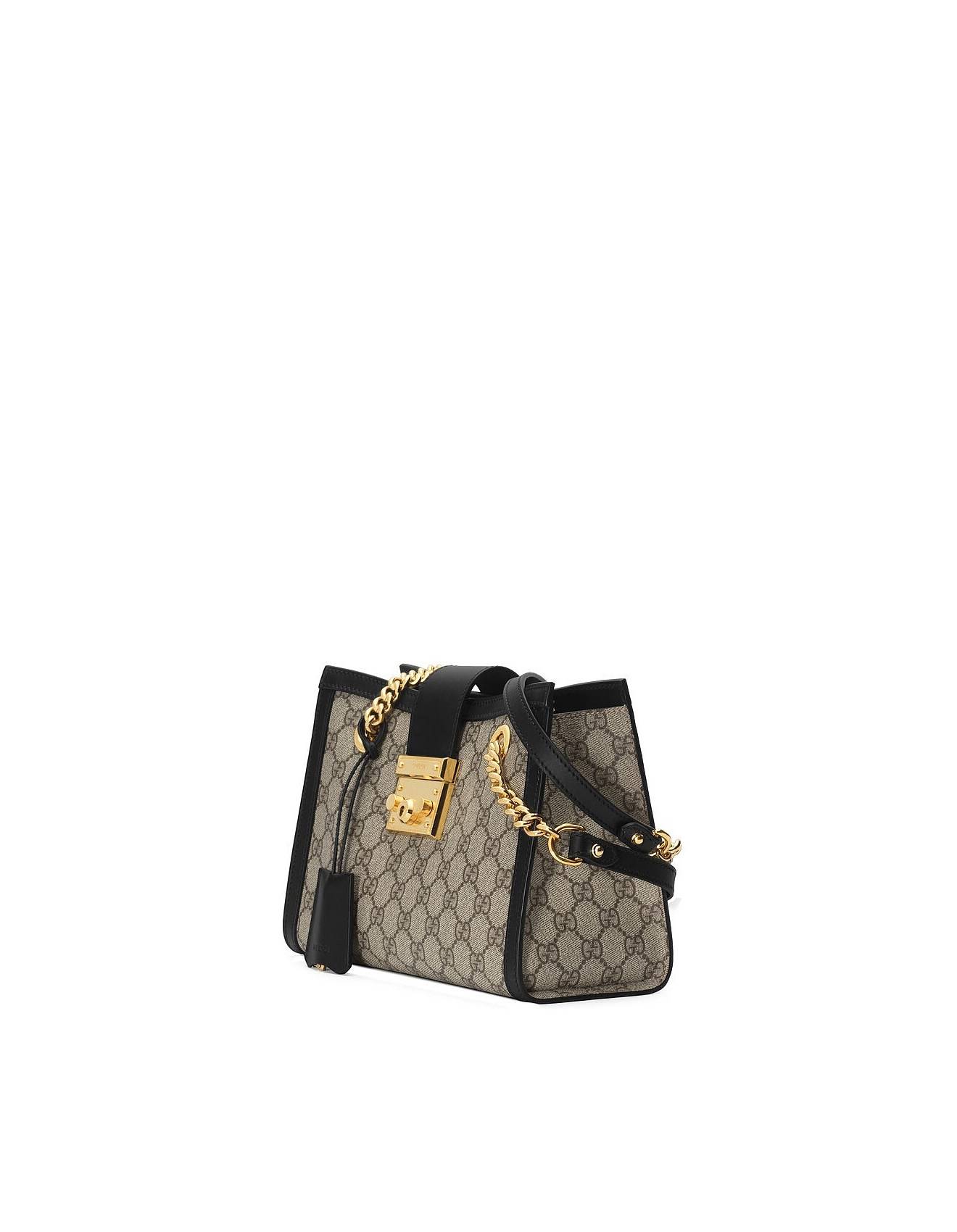 G*u*i padlock small gg shoulder bag 498156 (26*18*10cm)