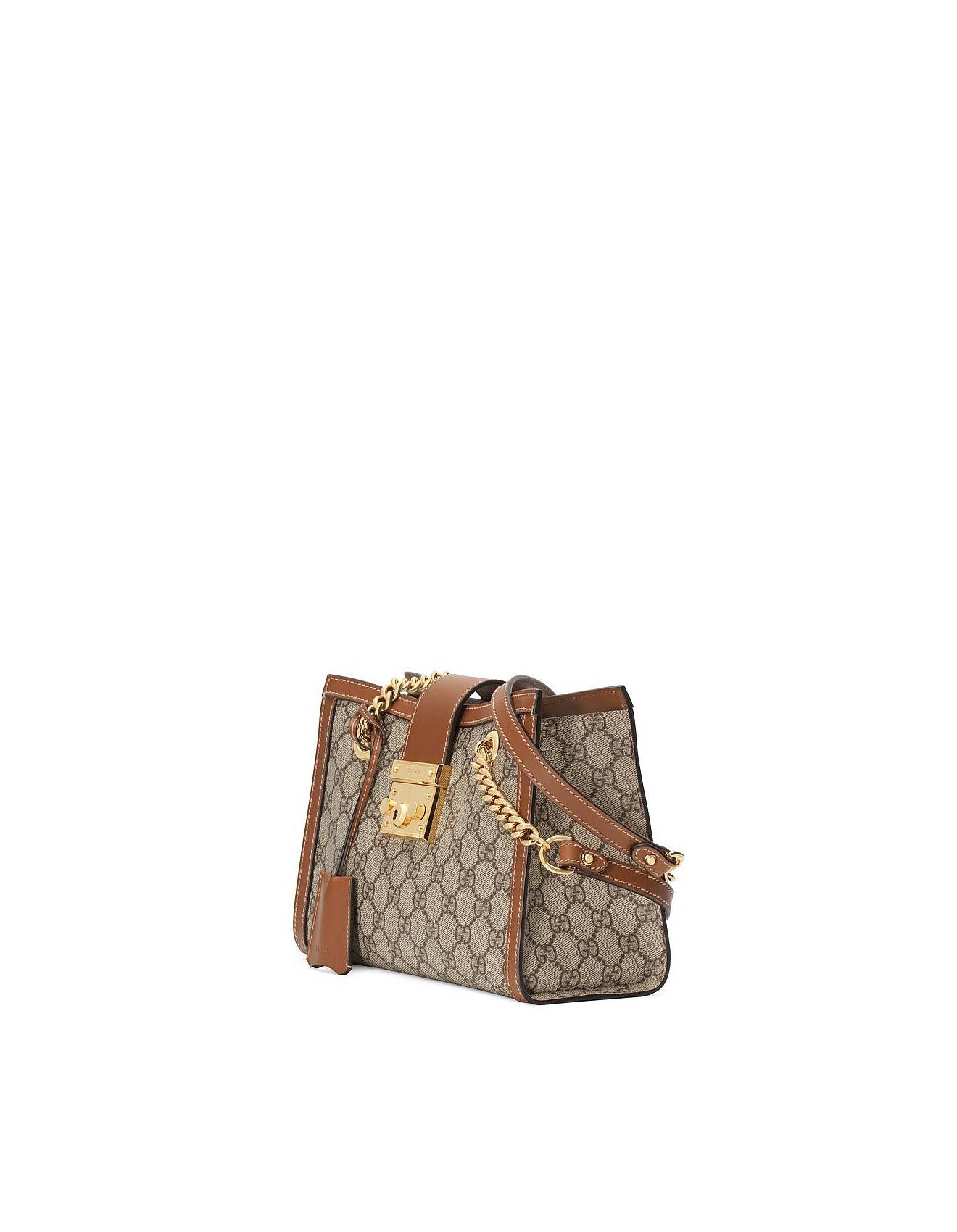 G*u*i padlock small gg shoulder bag 498156 (26*18*10cm)