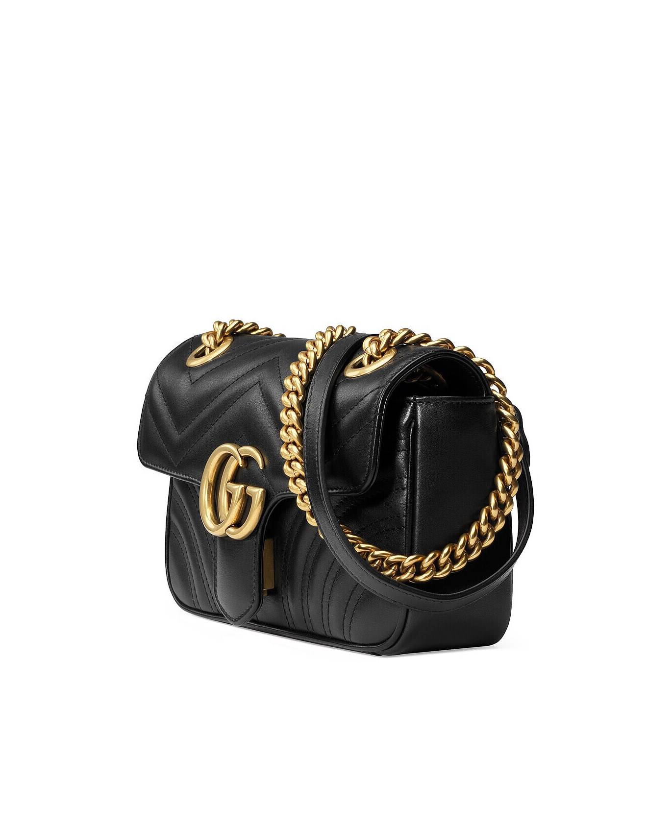 G*u*i gg marmont matelassÉ mini bag 446744 (23*14*6cm)
