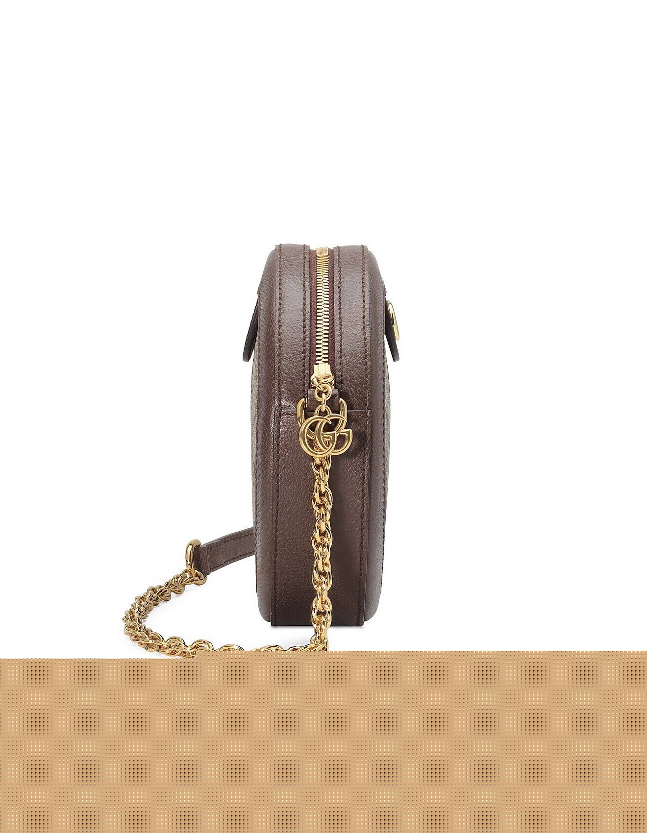 G*u*i ophidia mini gg round shoulder bag 550618 (18*18*4.5cm)