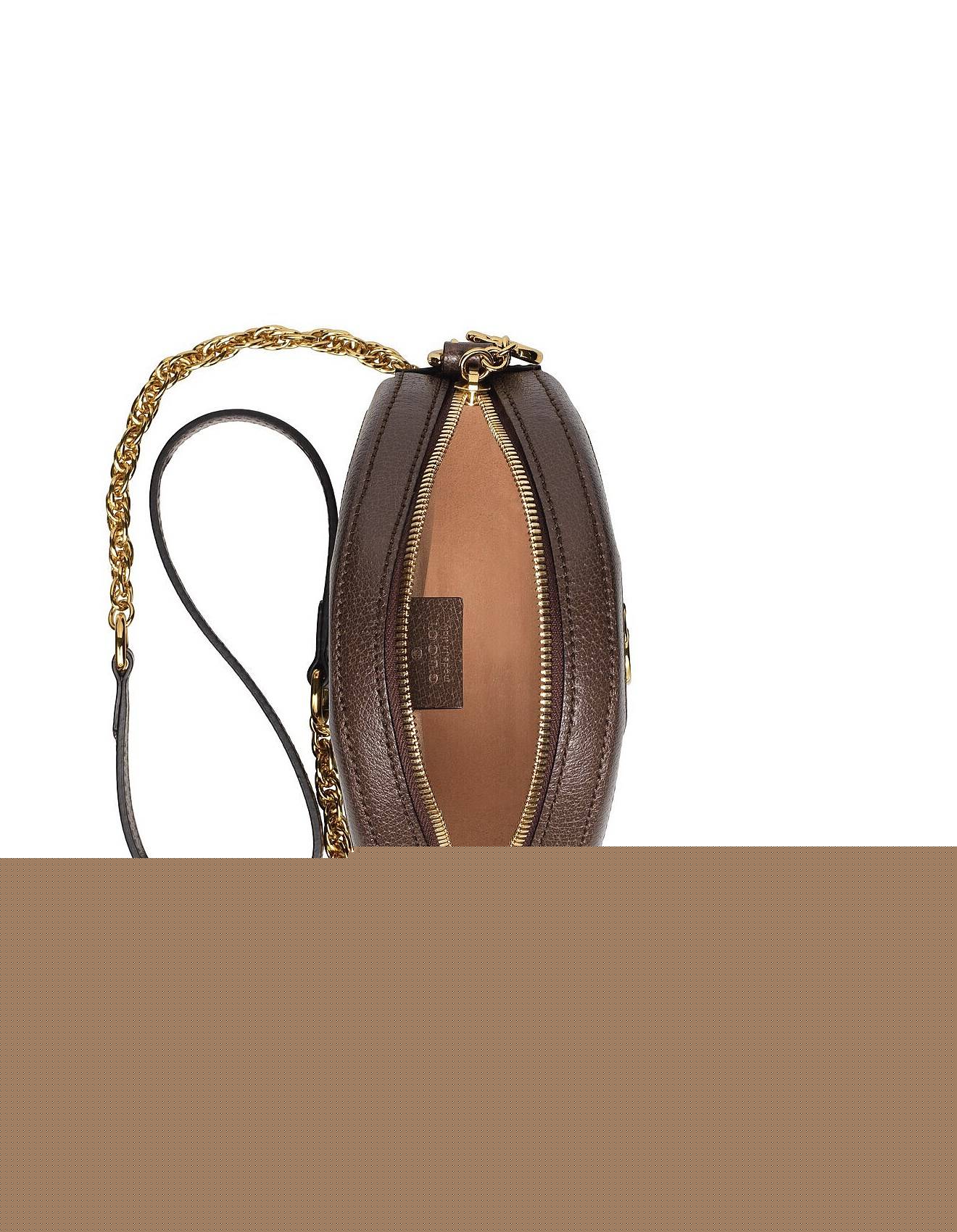 G*u*i ophidia mini gg round shoulder bag 550618 (18*18*4.5cm)