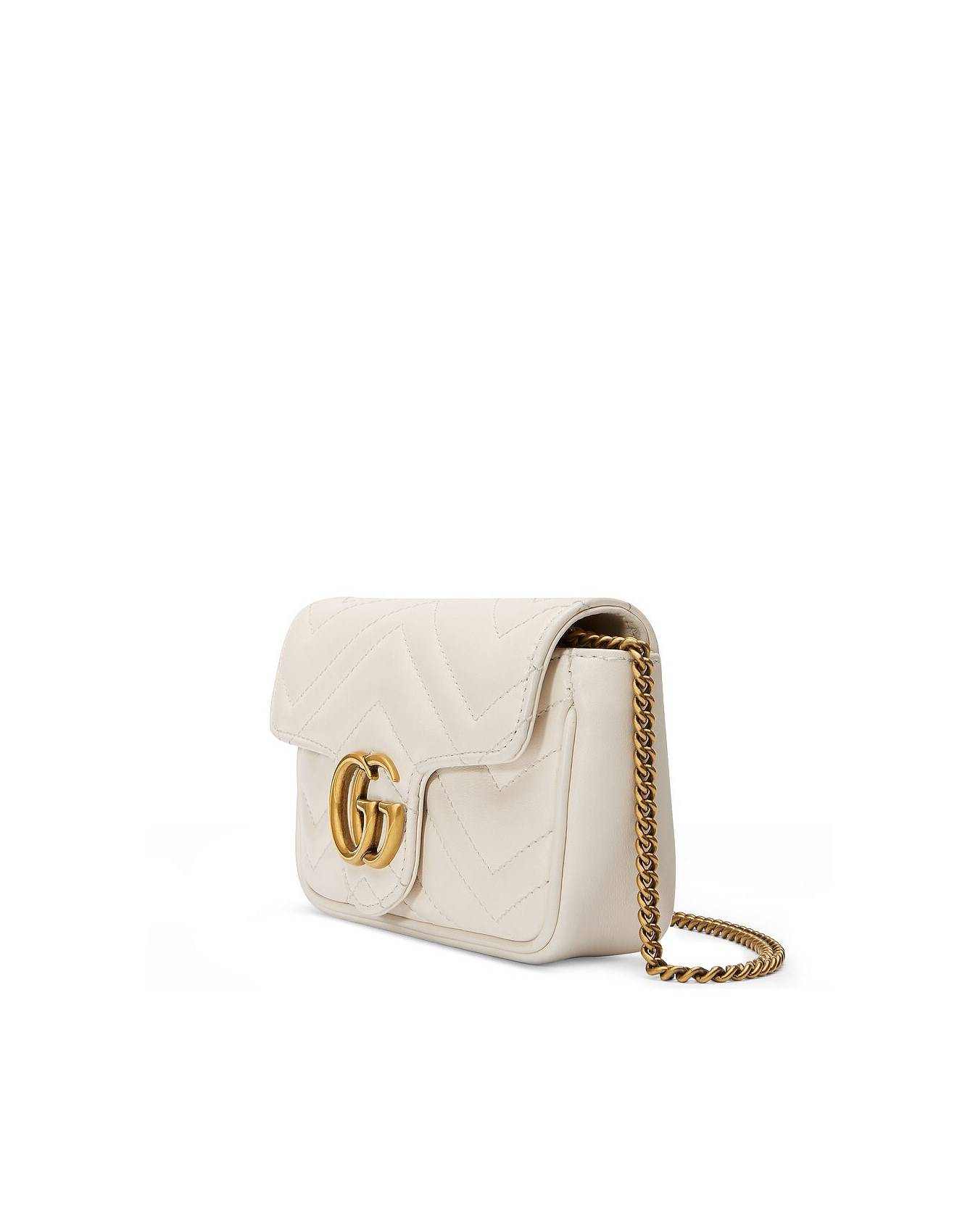 G*u*i gg marmont matelassÉ leather super mini bag 476433 (16.5*10*4.5cm)