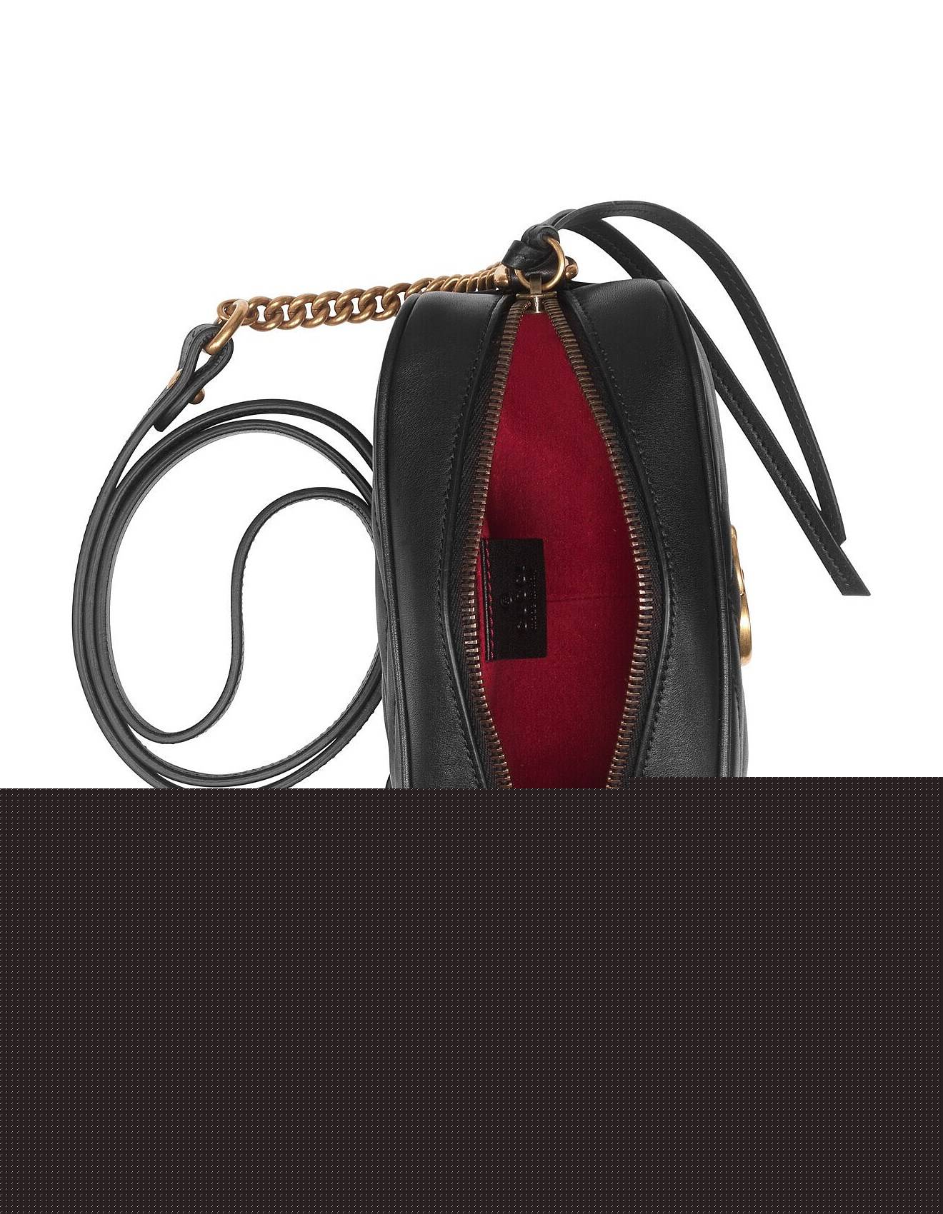 G*u*i gg marmont matelassÉ mini bag 448065 (18*12*6cm)