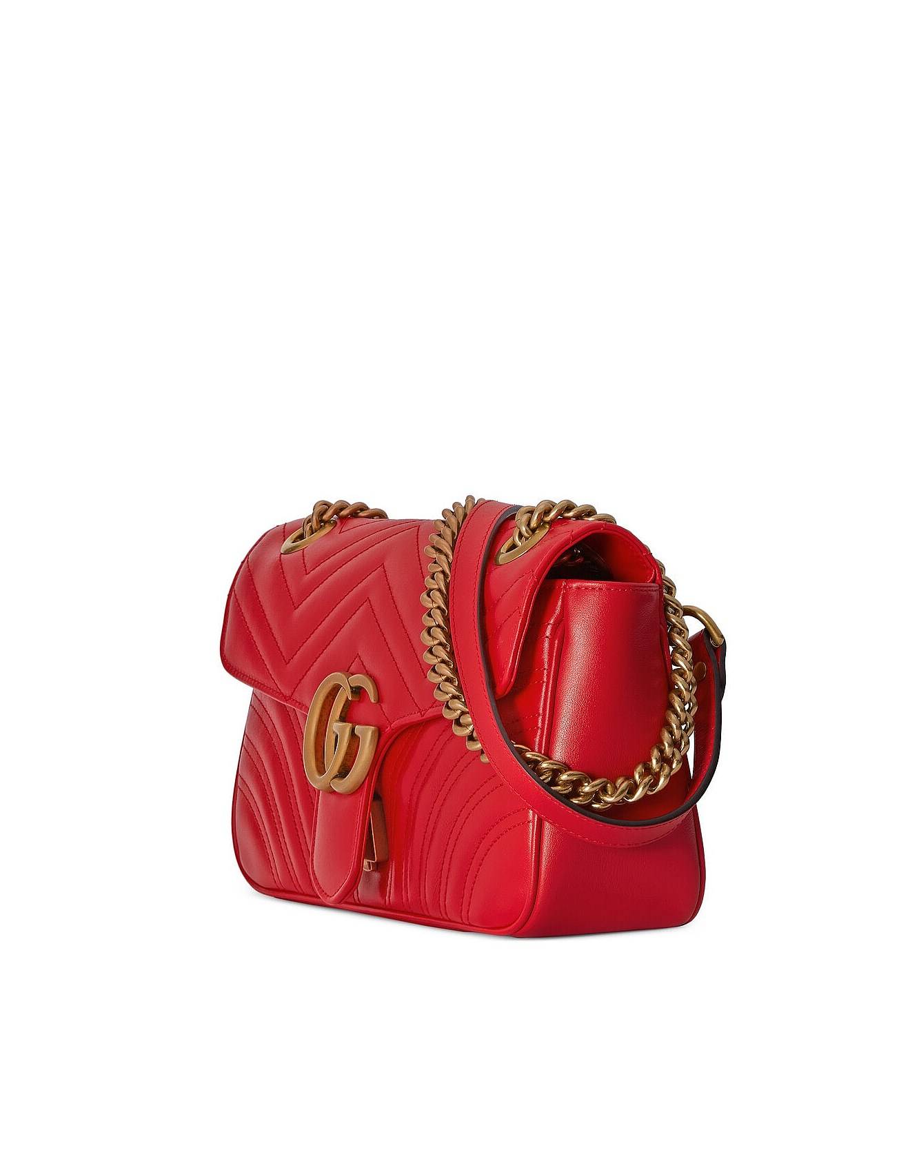 G*u*i gg marmont small shoulder bag 443497 (26*15*7cm)