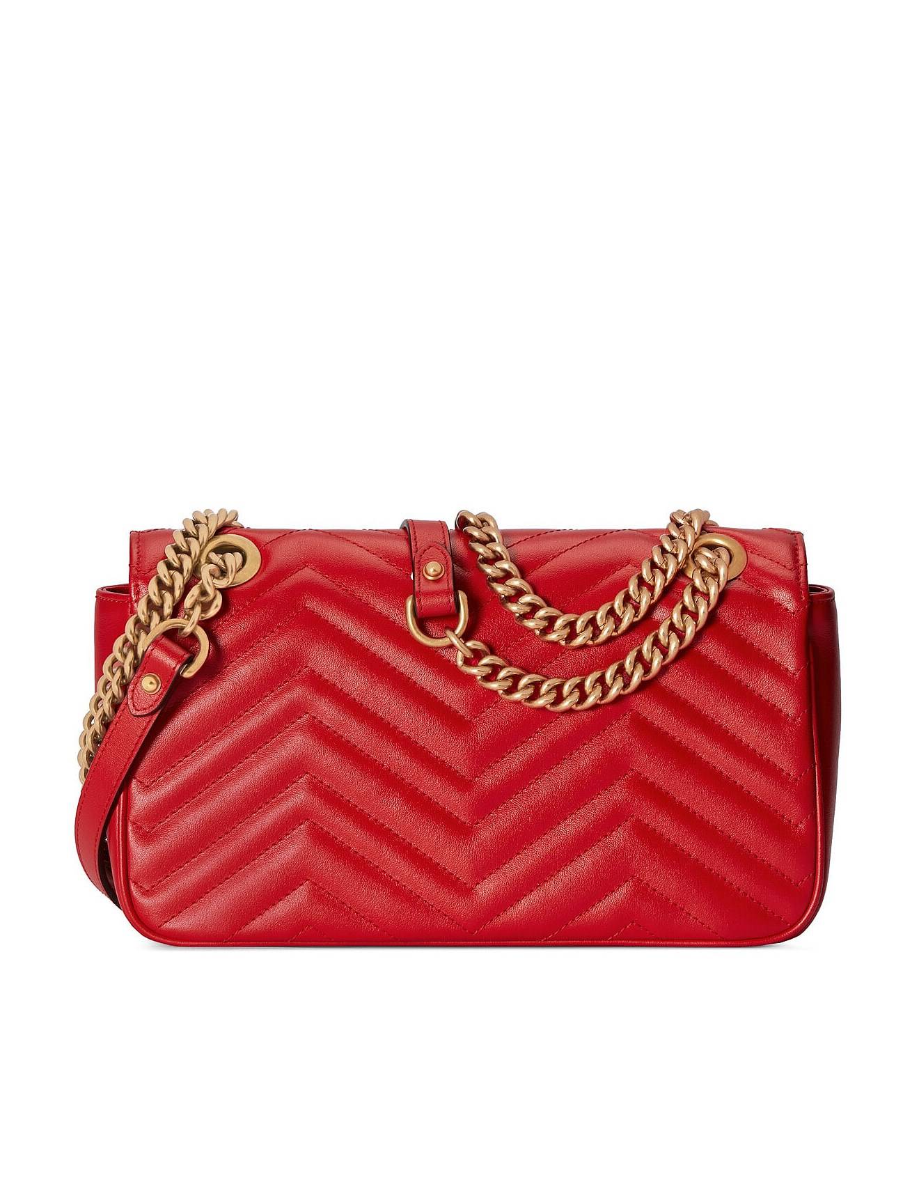 G*u*i gg marmont small shoulder bag 443497 (26*15*7cm)