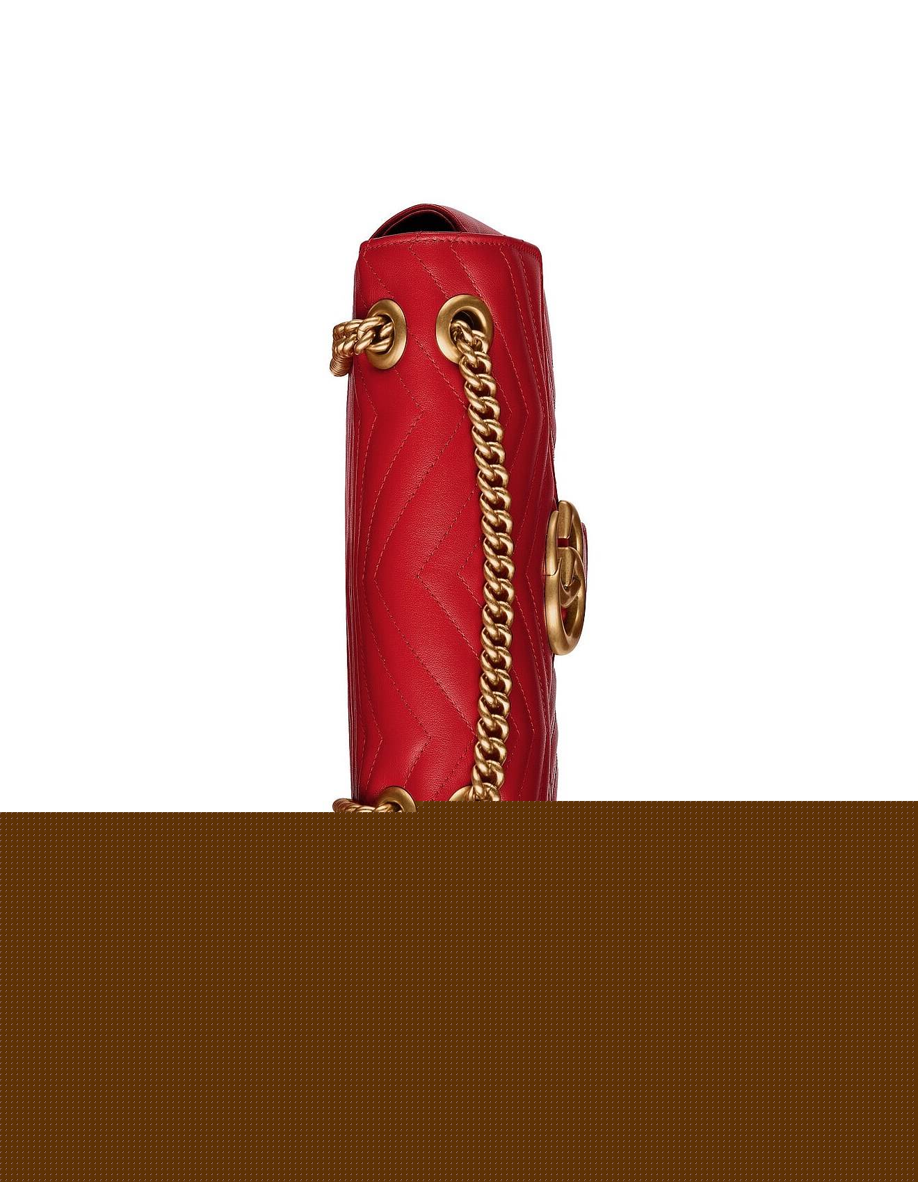 G*u*i gg marmont small shoulder bag 443497 (26*15*7cm)