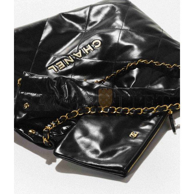 Ch*el 22 handbag silver hardware as3261 b08038 94305 (42*39*8cm）