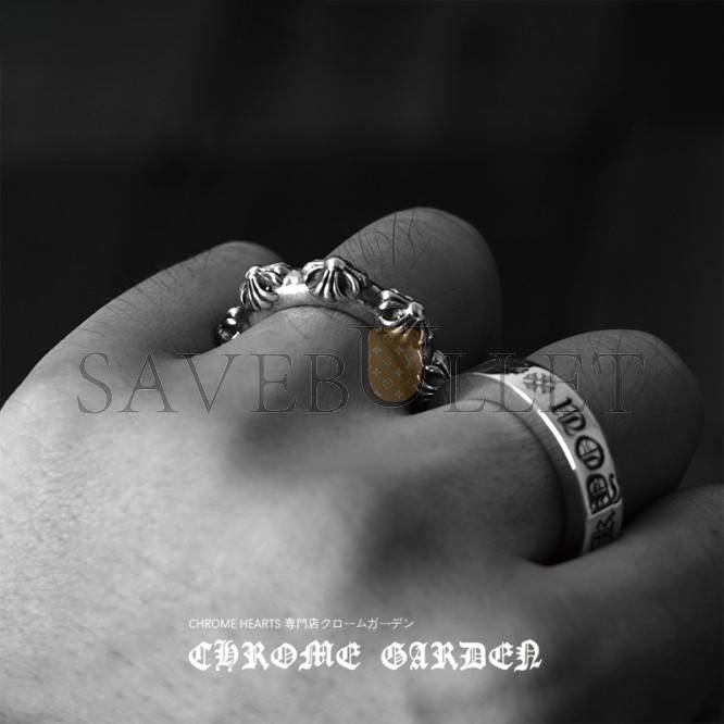 Ch**me He**ts cross band ring