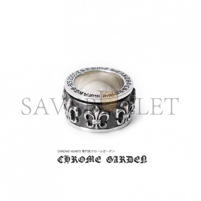 Ch**me He**ts bs fleur spinner ring