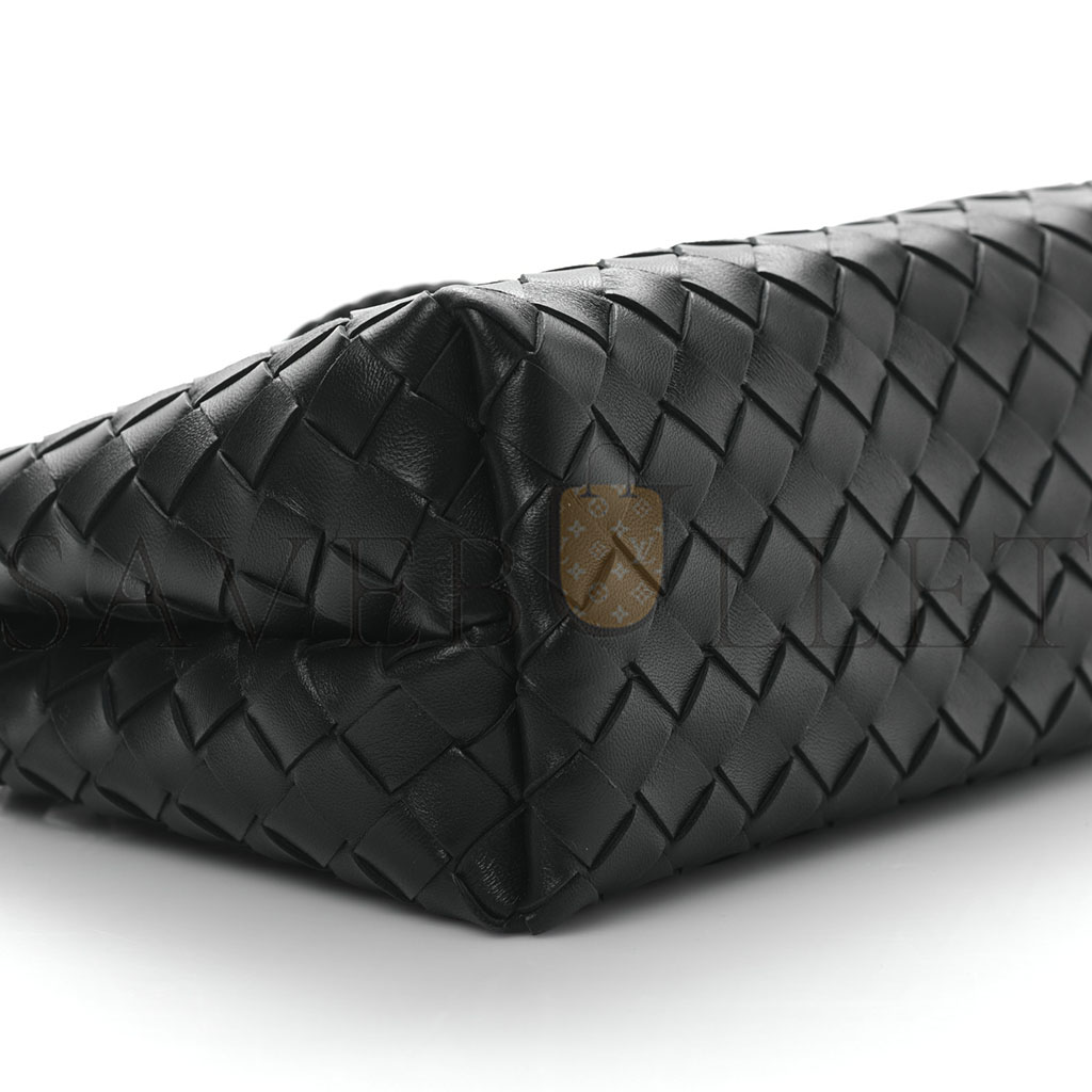 bo*te*ga Ve*ne*ta nappa intrecciato small andiamo shoulder bag black (25*20*10cm)