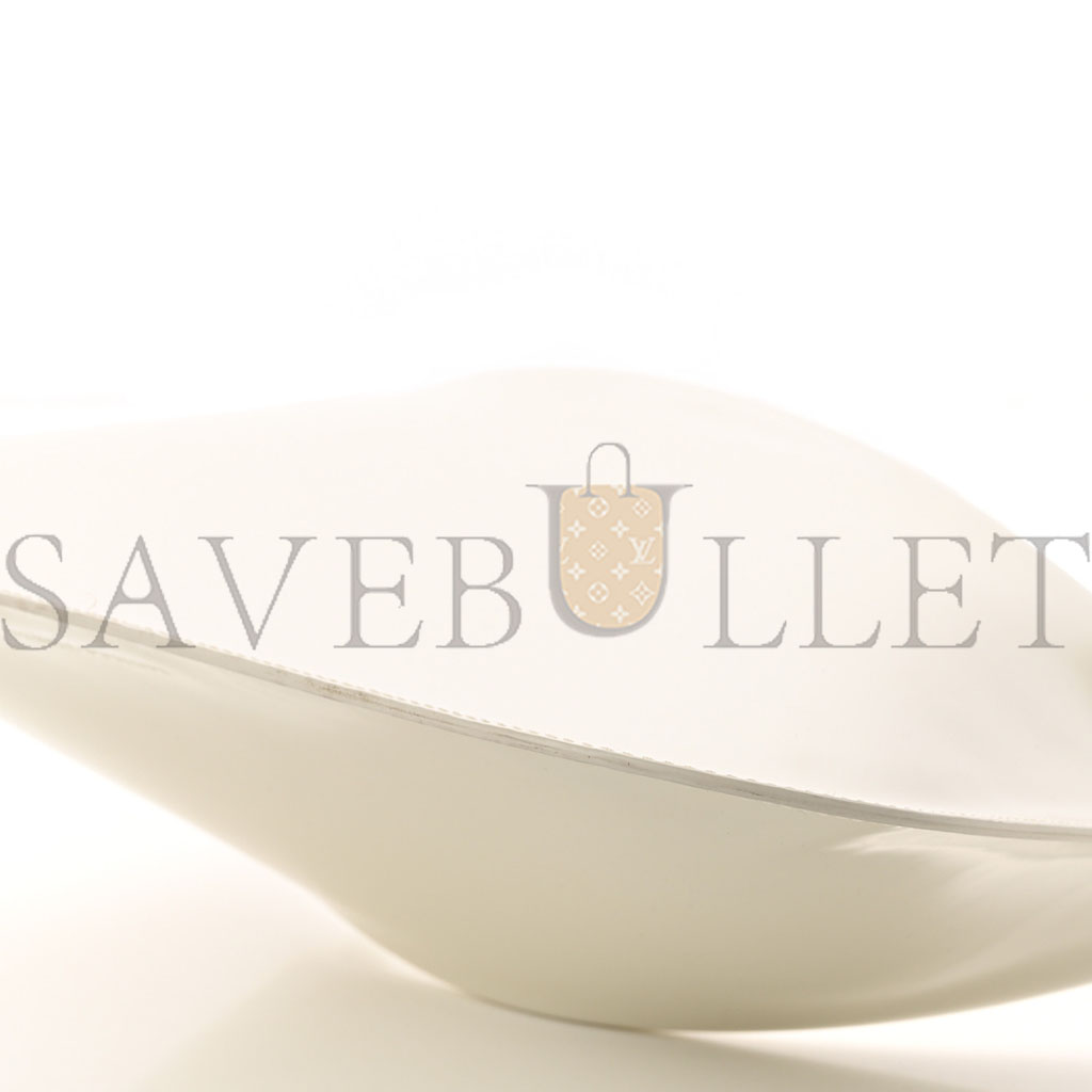 bo*te*ga Ve*ne*ta brushed calfskin cradle fold over shoulder bag white parakeet (32*22*11cm)