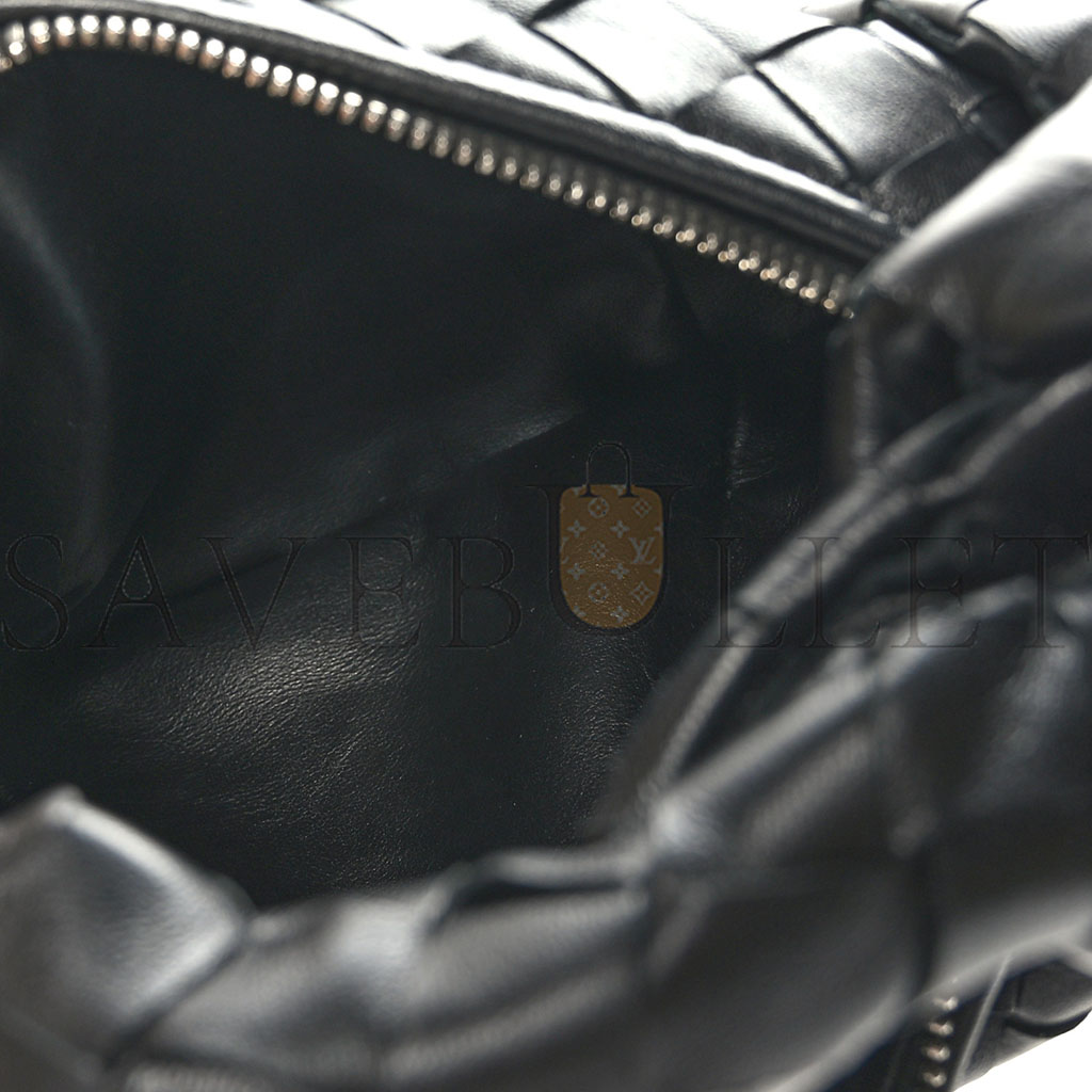 bo*te*ga Ve*ne*ta nappa intrecciato mini jodie black (27*13*8cm)