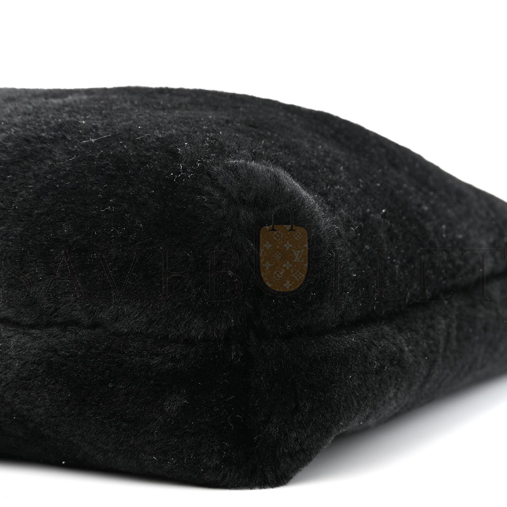 bo*te*ga Ve*ne*ta shearling reversible tote black (48*46*12cm)