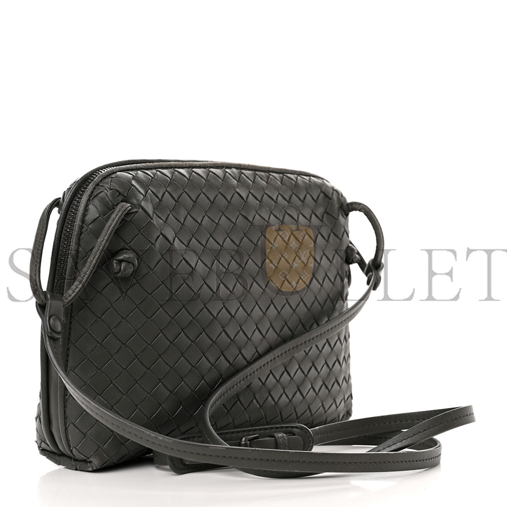 bo*te*ga Ve*ne*ta nappa intrecciato nodini crossbody messenger new light grey (23*19*5cm)