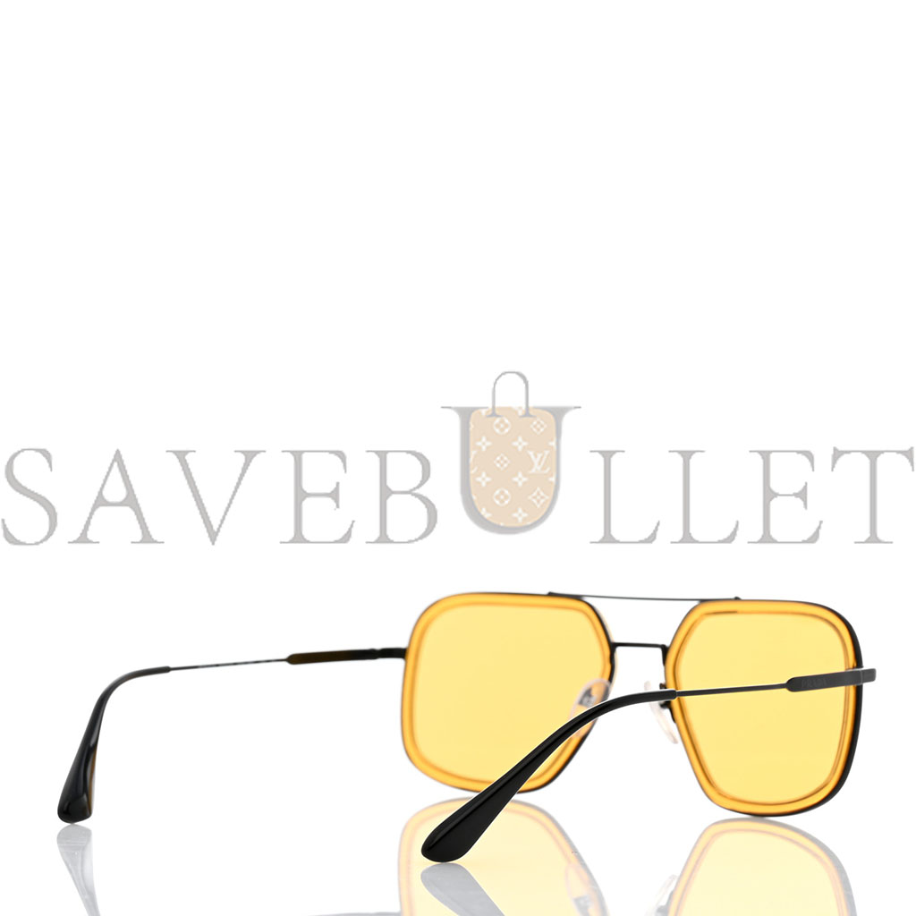 Pra*a aviator sunglasses spr 57x black yellow