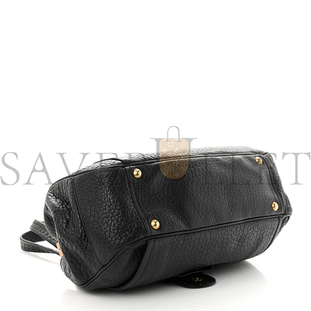 Pra*a cervo berlino satchel black (31*20*15cm)