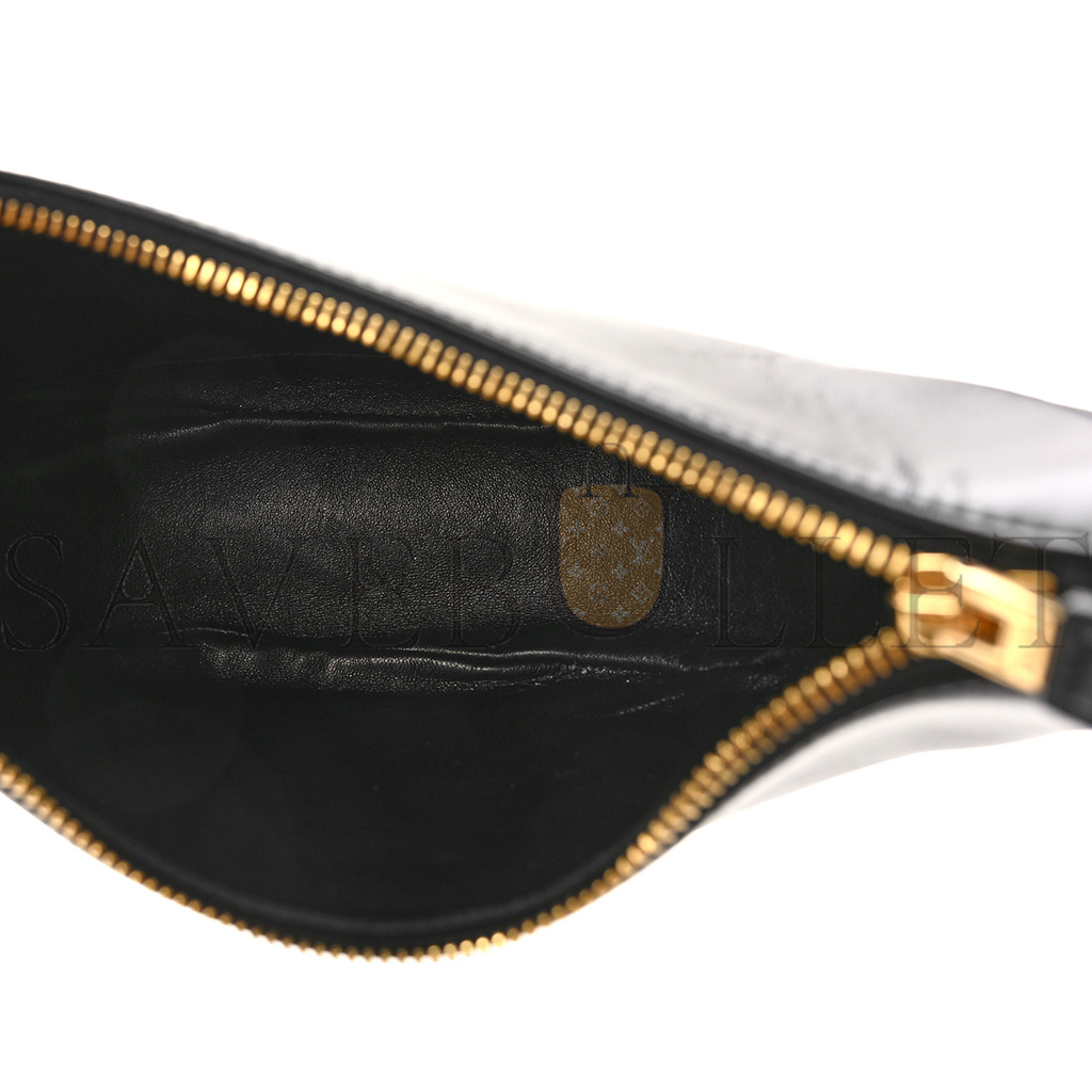 Pra*a nappa arque shoulder bag black (23*14*6cm)