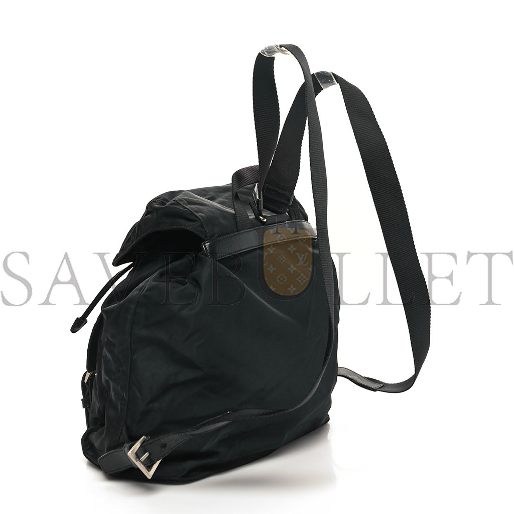Pra*a nylon vela medium backpack black (30*30*14cm)