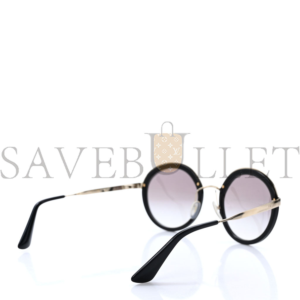 Pra*a round frame sunglasses spr 50t black