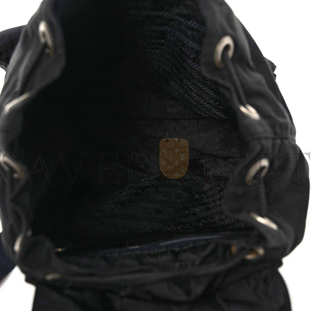 Pra*a tessuto nylon vela backpack black (30*27*13cm)