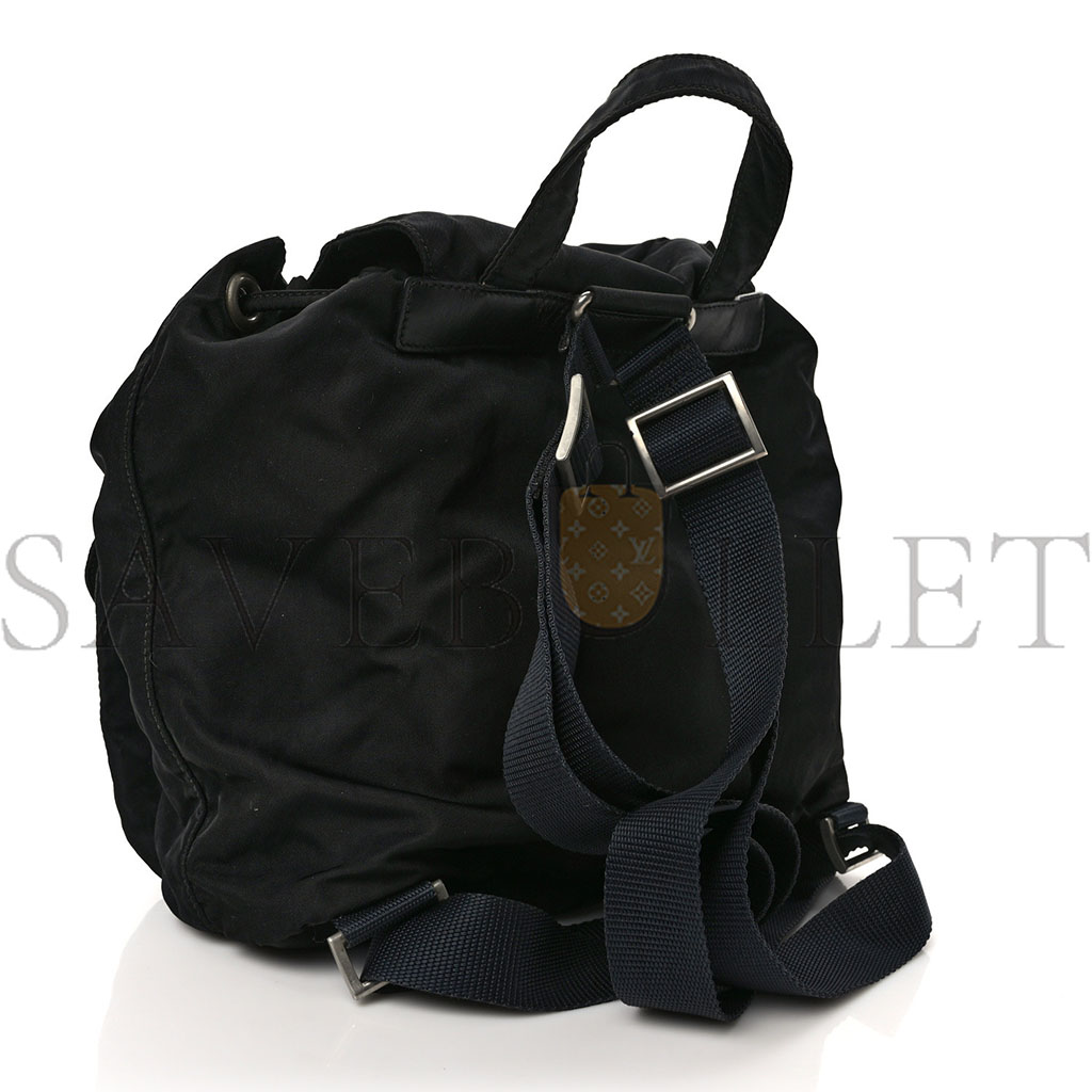 Pra*a tessuto nylon vela backpack black (30*27*13cm)