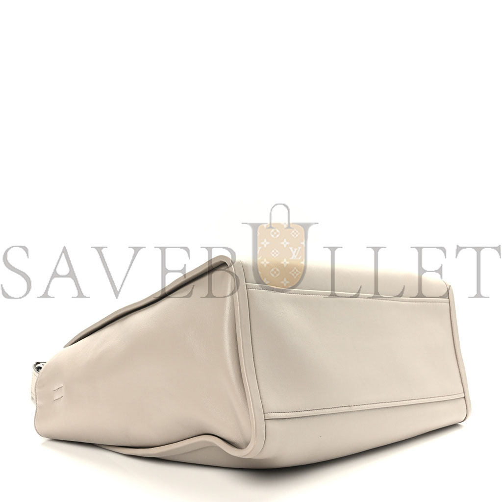 Pra*a soft calfskin large concept tote pomice (30*25*21cm)