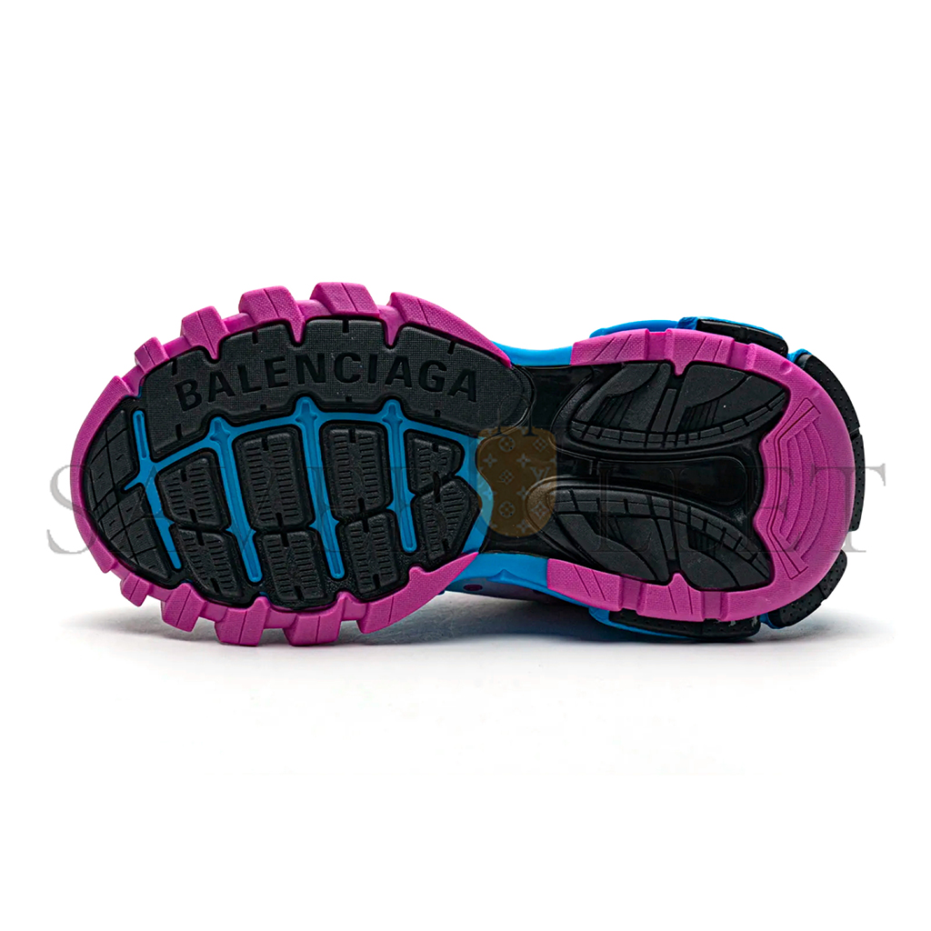 Ba*len*cia*ga track trainer blue pink silver 542436w1gc14051