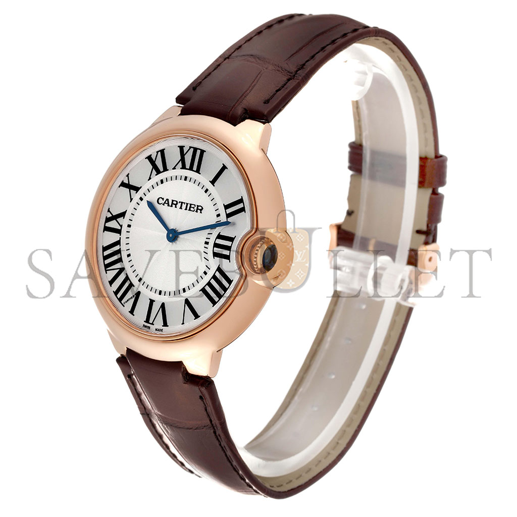 Ca*t*er ballon bleu rose gold watch w6920083