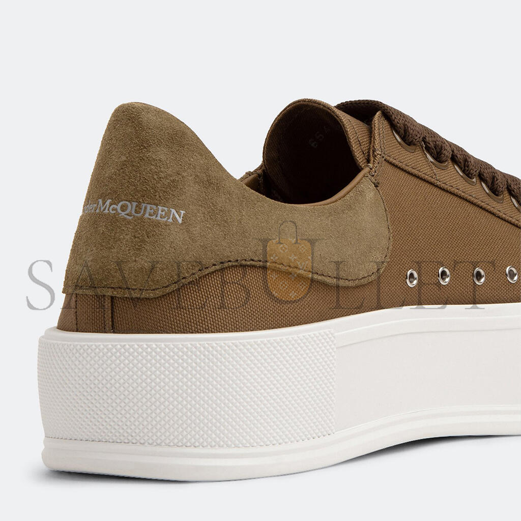 Ale*d*r m*q*en deck plimsoll sneakers 654594w4pq13227