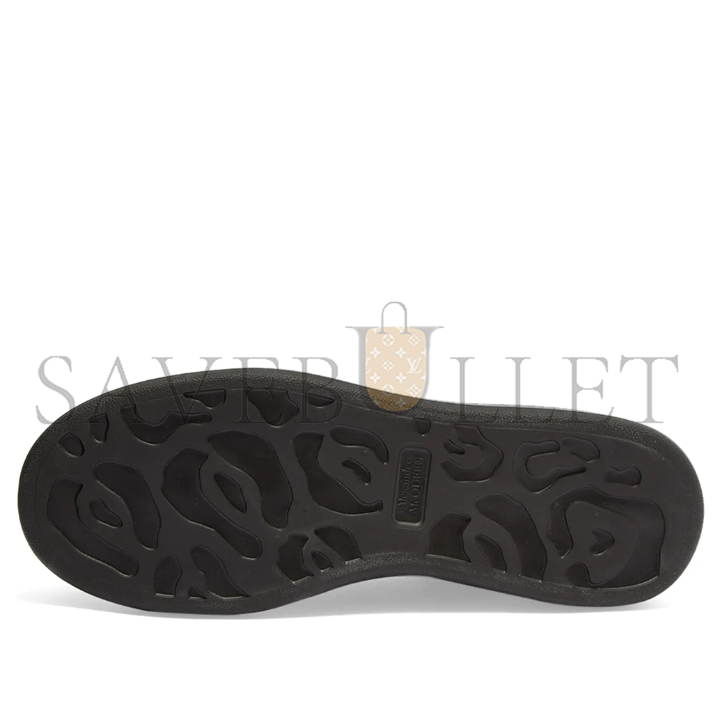 Ale*d*r m*q*en oversized raised-sole leather trainers 625156whxmt1006