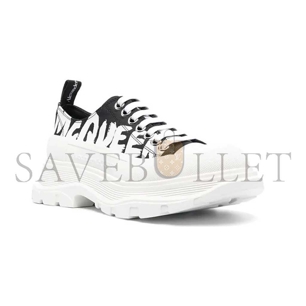 Ale*d*r m*q*en tread slick low lace up graffiti shoes 708753w4rq21041