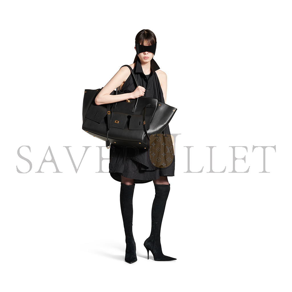 Ba*len*cia*ga bel air xl carry all bag in black 8054802abav1000 (61.9*51.8*23.8cm)