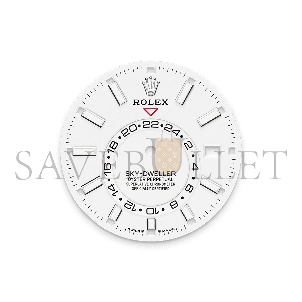 R*l*x sky-dweller oyster, 42 mm, oystersteel and white gold watch 336934