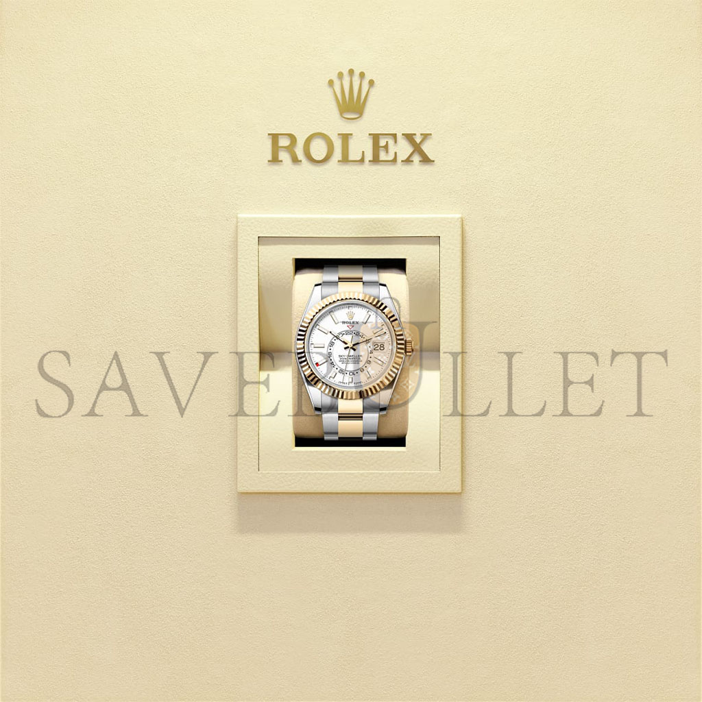 R*l*x sky-dweller oyster, 42 mm, oystersteel and yellow gold watch 336933