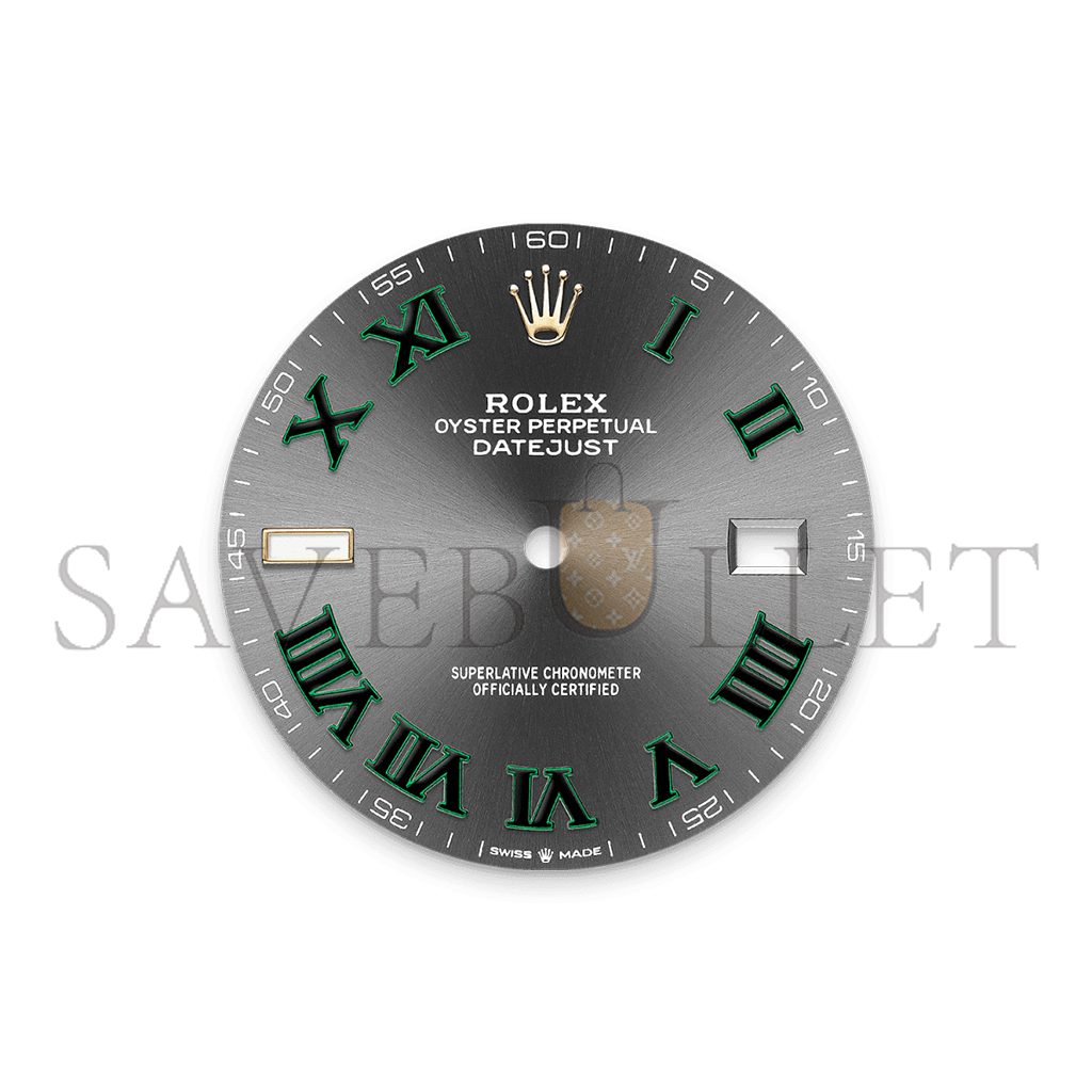 R*l*x datejust 41 oyster, 41 mm, oystersteel and yellow gold watch 126333