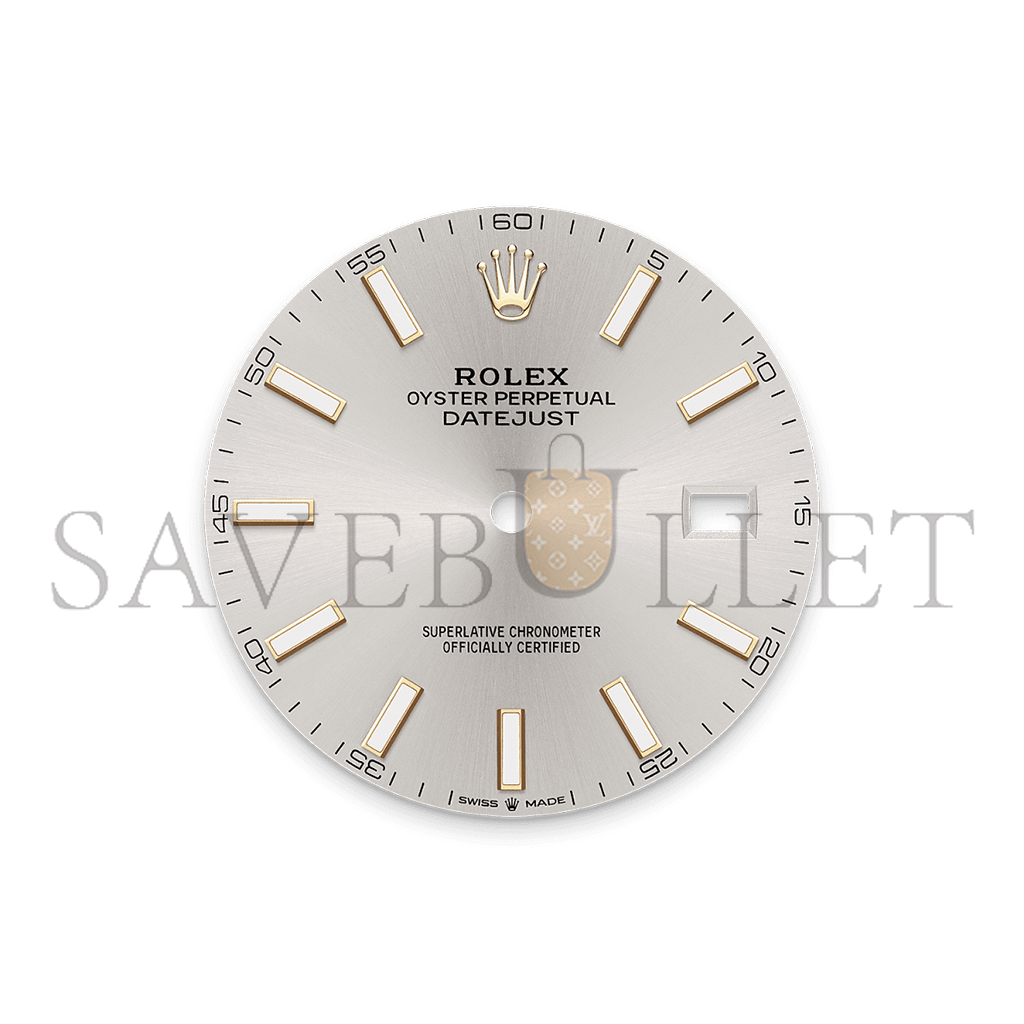 R*l*x datejust 41 oyster, 41 mm, oystersteel and yellow gold watch 126333