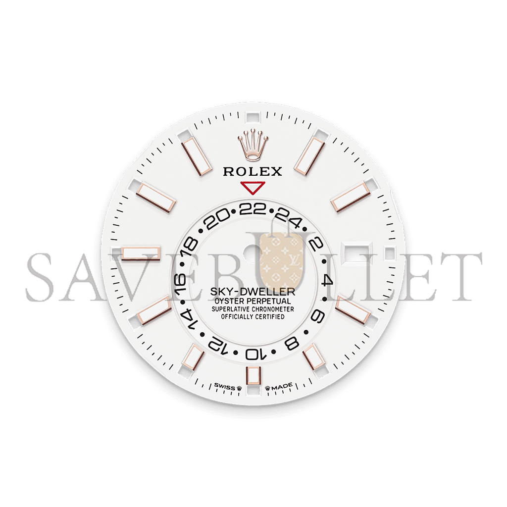 R*l*x sky-dweller oyster, 42 mm, everose gold watch 336935