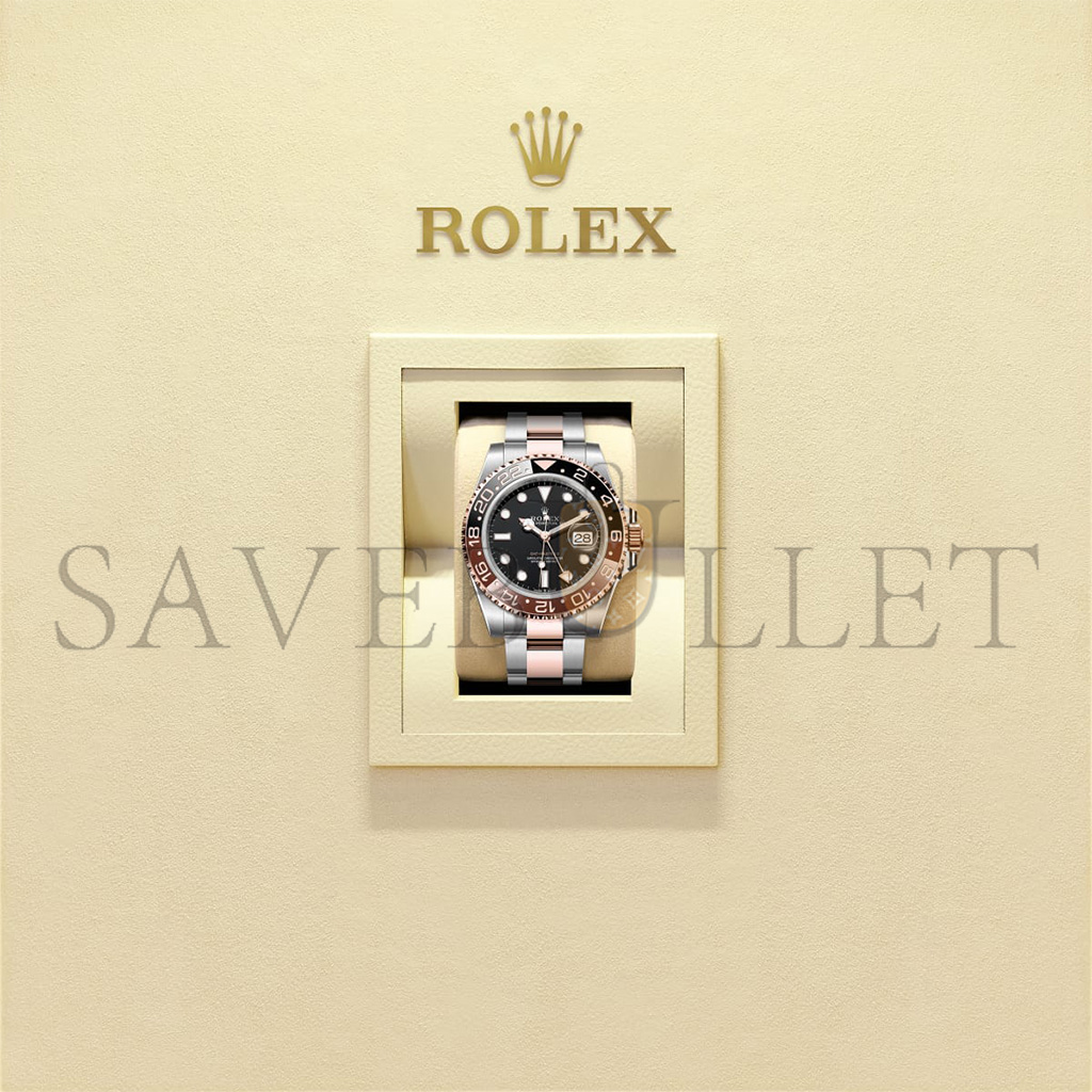 R*l*x gmt-master ii oyster, 40 mm, oystersteel and everose gold 126711chnr