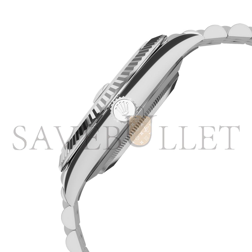 R*l*x datejust 41 oyster, 41 mm, oystersteel and white gold watch 126334-0004