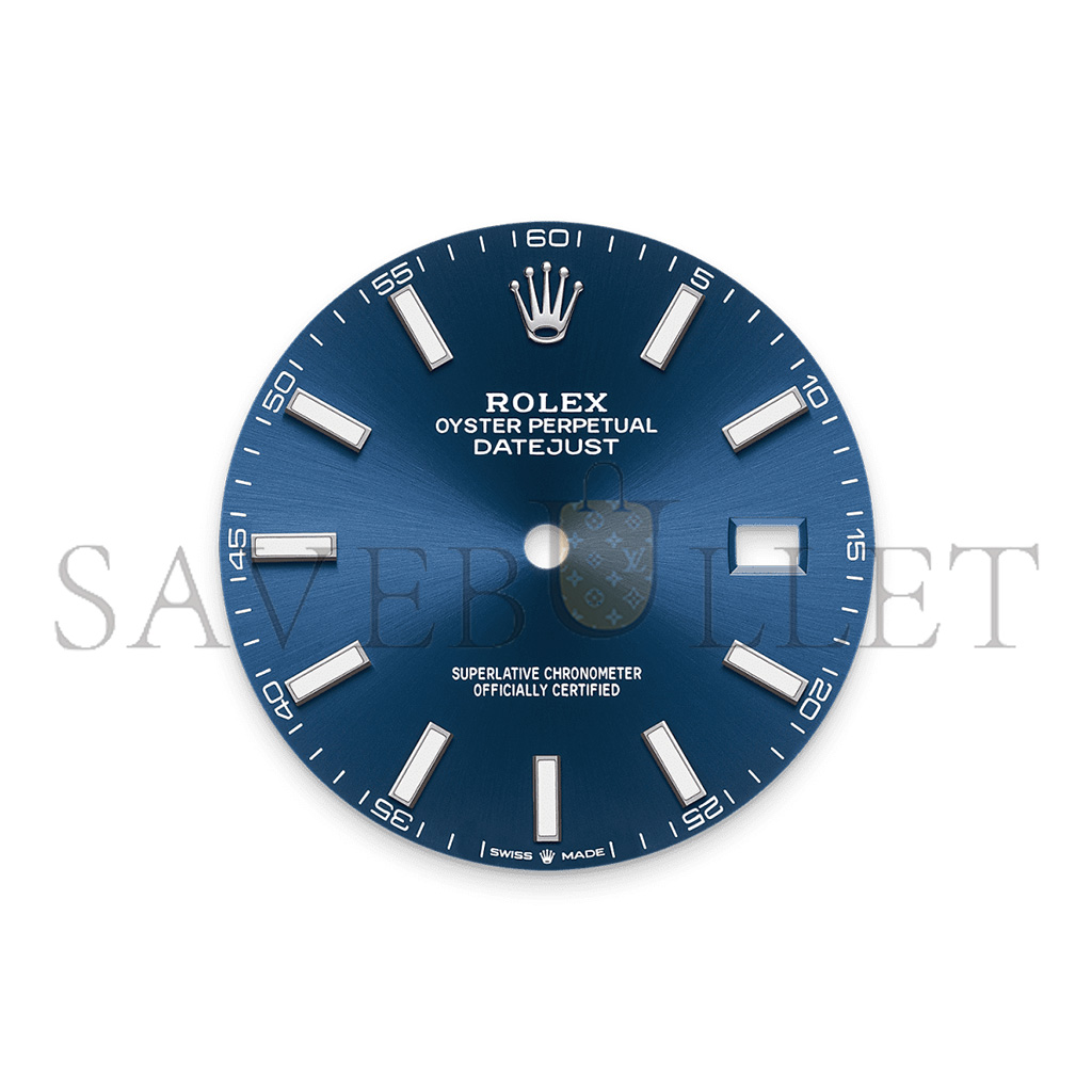 R*l*x datejust 41 oyster, 41 mm, oystersteel and white gold watch 126334-0001