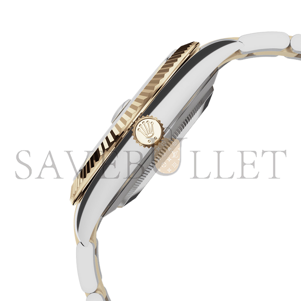 R*l*x datejust 41 oyster, 41 mm, oystersteel and yellow gold watch 126333-0009