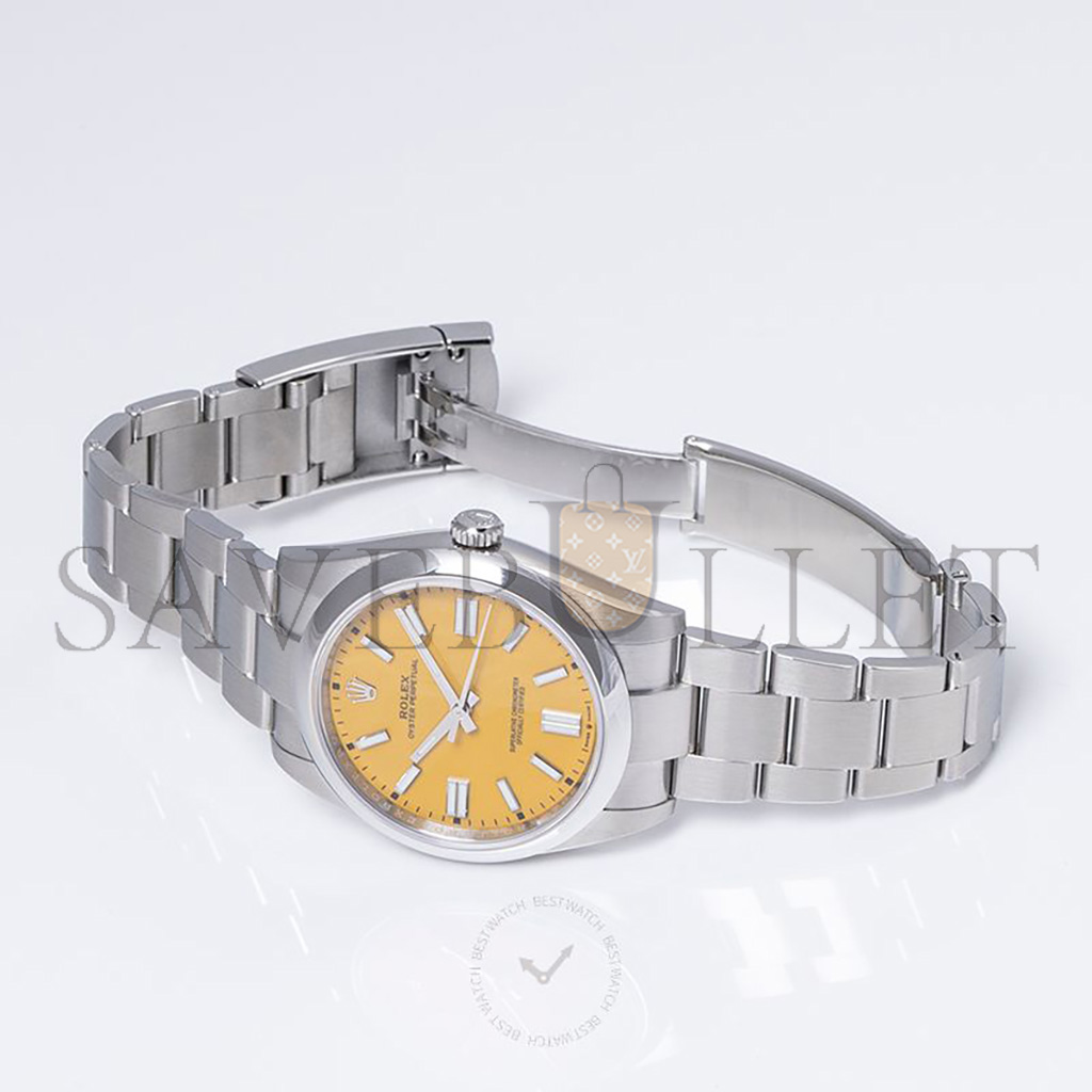 R*l*x oyster perpetual stainless steel automatic watch 124300-0004