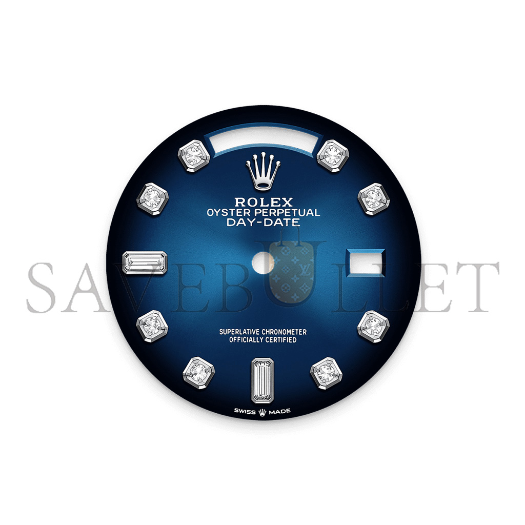 R*l*x day-date 36 oyster, 36 mm, white gold watch 128239-0023