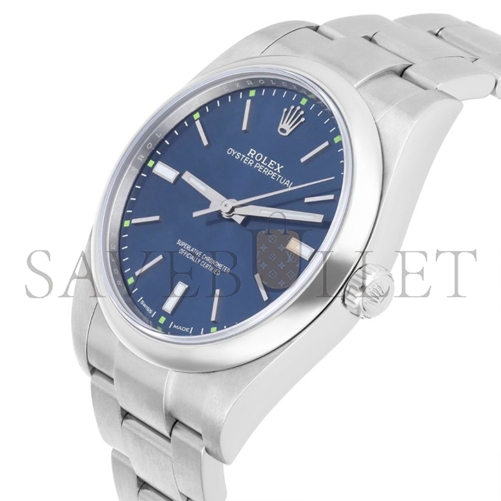 R*l*x oyster perpetual blue dial stainless steel 39mm 114300-0003