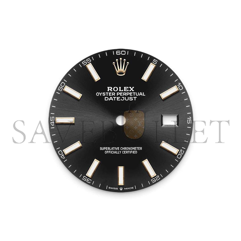 R*l*x datejust 41 oyster, 41 mm, oystersteel and yellow gold watch 126333-0013